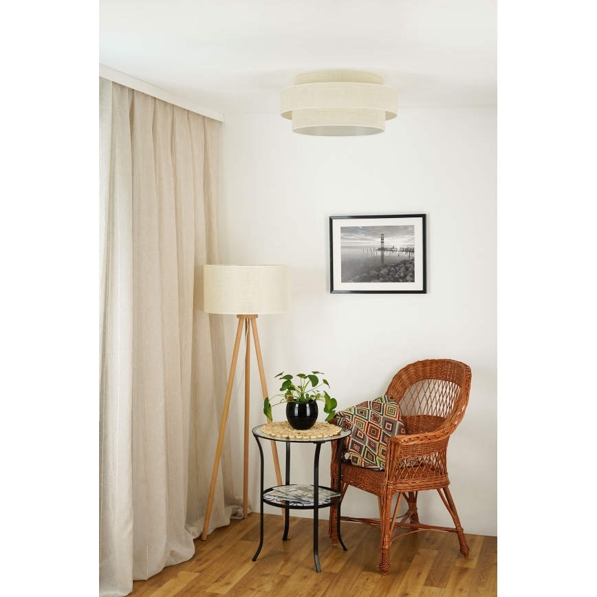 Brilagi - Laevalgusti SPACE YUTE LED/12W/230V d. 50 cm 3000K/4000K/6400K kreemikas