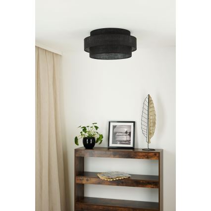 Brilagi - Laevalgusti SPACE YUTE LED/12W/230V d. 50 cm 3000K/4000K/6400K must