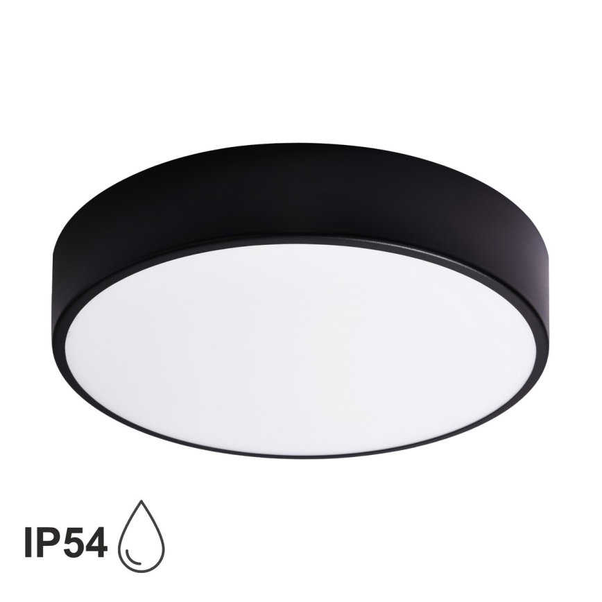 Brilagi - Laevalgusti vannituppa CLARE 3xE27/24W/230V d. 40 cm must IP54