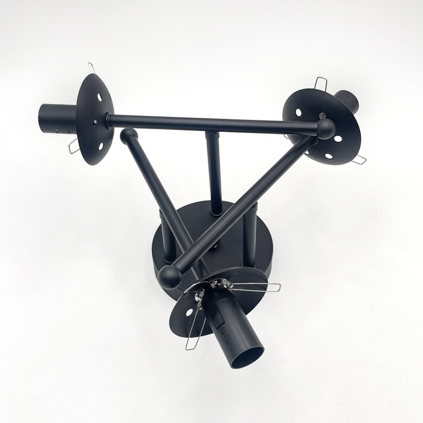 Brilagi - lakke kinnitatav lühter MALIVA 3xE14/15W/230V must/valge