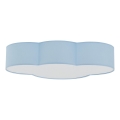 Brilagi - Laste laelamp NIMBUS 4xE27/15W/230V 46x63 cm sinine