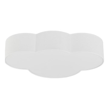 Brilagi - Laste laelamp NIMBUS 4xE27/15W/230V 46x63 cm valge