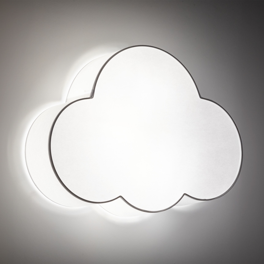 Brilagi - Laste laelamp NIMBUS 4xE27/15W/230V 46x63 cm valge