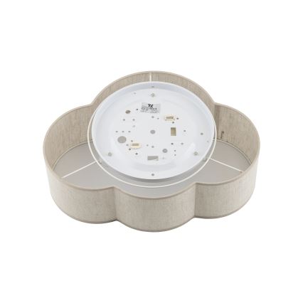 Brilagi - Laste laelamp NIMBUS LINEN 2xE27/15W/230V beež
