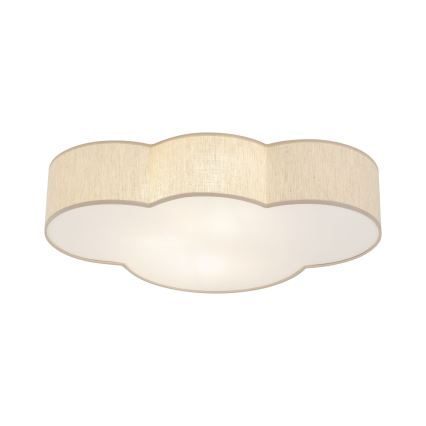 Brilagi - Laste laelamp NIMBUS LINEN 4xE27/15W/230V beež