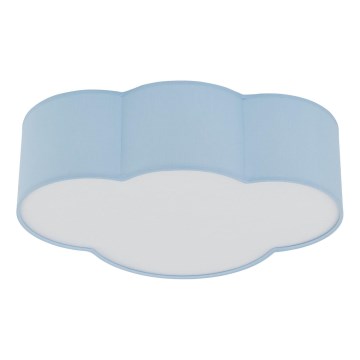 Brilagi - Lastetoa laelamp NIMBUS MINI 2xE27/15W/230V 31x43 cm sinine