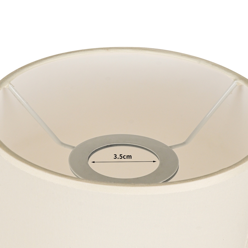 Brilagi - Laualambi varjuk TABLON E27, läbimõõt 14 cm, kreemjas