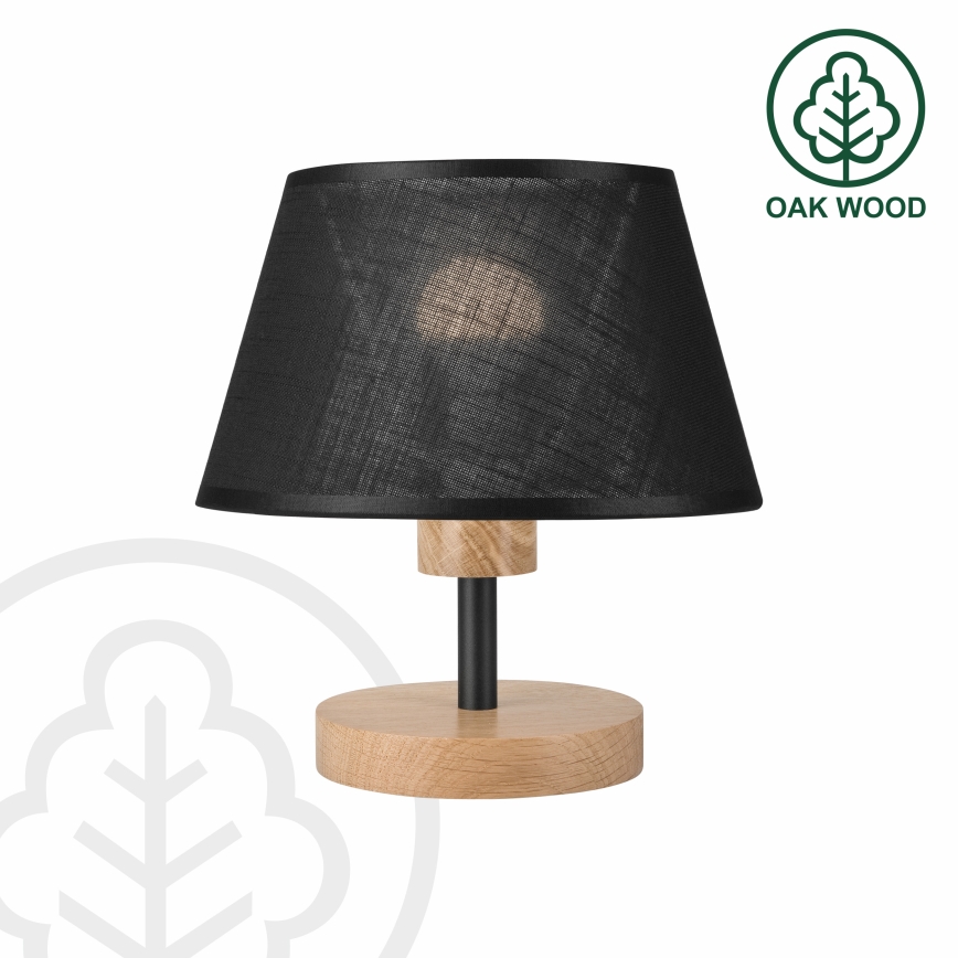 Brilagi - Laualamp ANTHONY 1xE27/60W/230V tamm/must