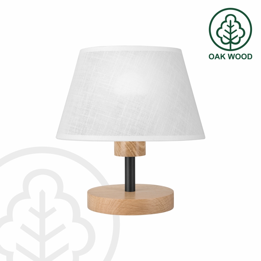 Brilagi - Laualamp ANTHONY 1xE27/60W/230V tamm/valge