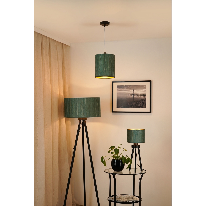Brilagi - Laualamp BOSTON ROLLER 1xE27/15W/230V kõrs roheline/kuldne