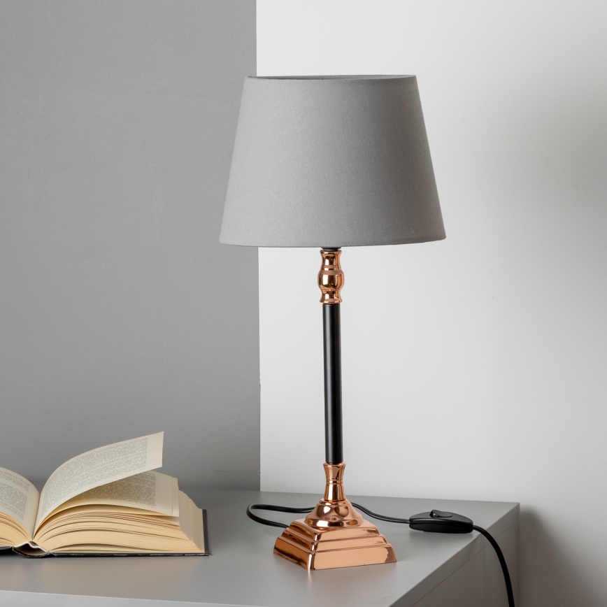 Brilagi - Laualamp CERIA 1xE14/40W/230V must/vaskne/hall