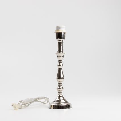 Brilagi - Laualamp CERIA 1xE27/60W/230V läb. 30 cm läikiv kroom/valge