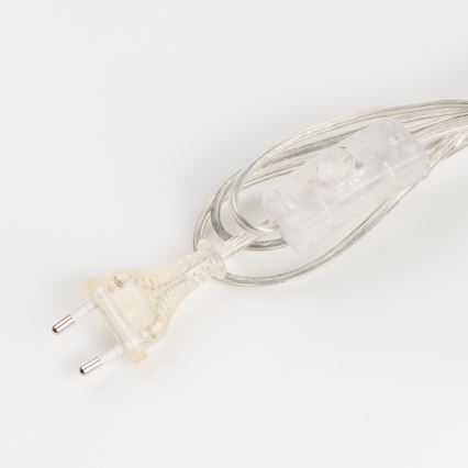 Brilagi - Laualamp CERIA 1xE27/60W/230V läb. 30 cm läikiv kroom/valge