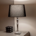 BRILAGI - Laualamp CERIA 1xE27/60W/230V läbimõõt 30 cm hõbedane/must