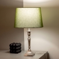 BRILAGI - laualamp CERIA 1xE27/60W/230V läbimõõt 30 cm hõbedane/roheline