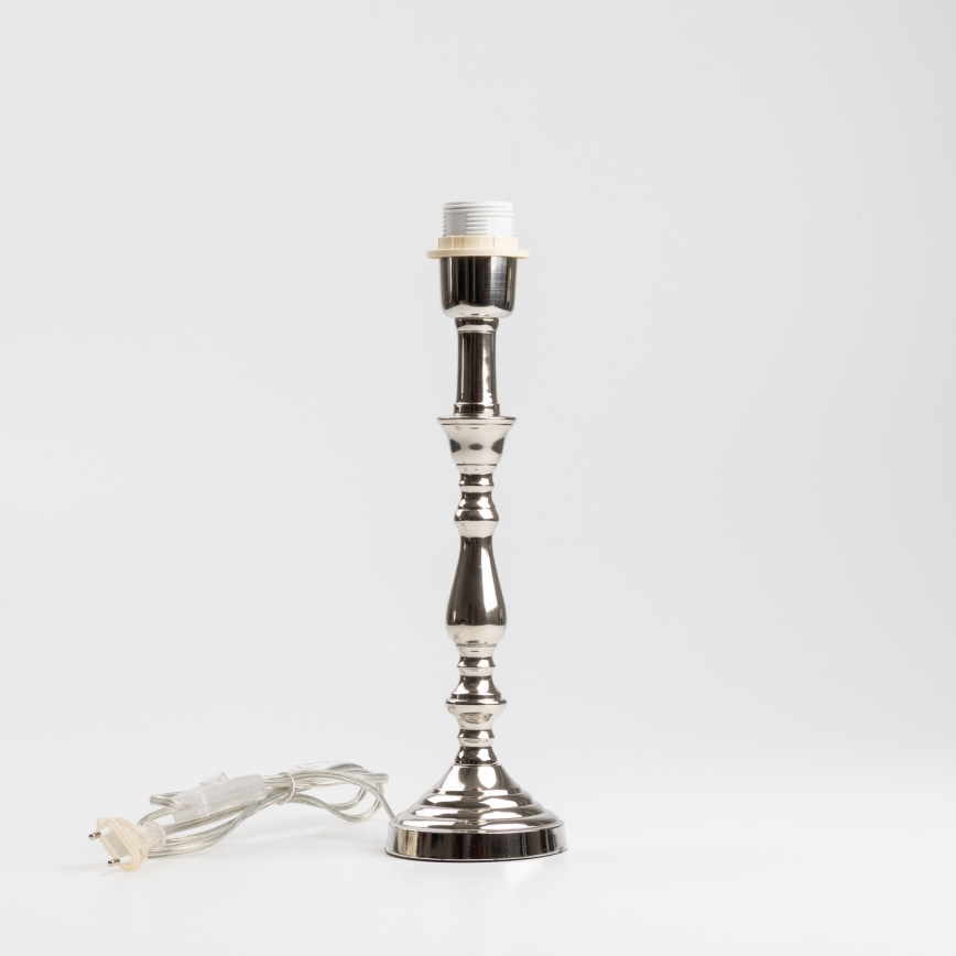 Brilagi - Laualamp CERIA 1xE27/60W/230V läbimõõt 30 cm läikiv kroom/roheline