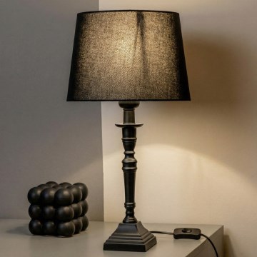 Brilagi - Laualamp CERIA 1xE27/60W/230V, läbimõõt 30 cm, pruun/must