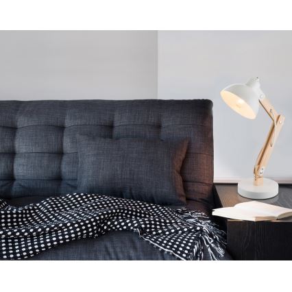 Brilagi - laualamp FOCUS 1xE27/40W/230V valge