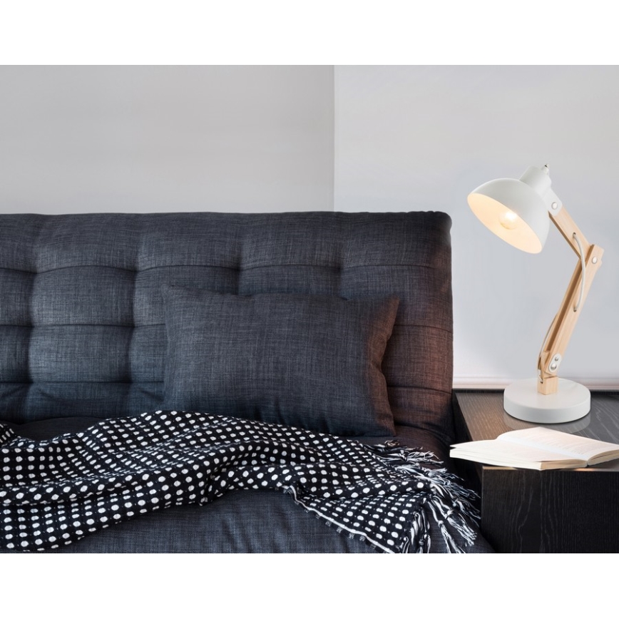Brilagi - laualamp FOCUS 1xE27/40W/230V valge
