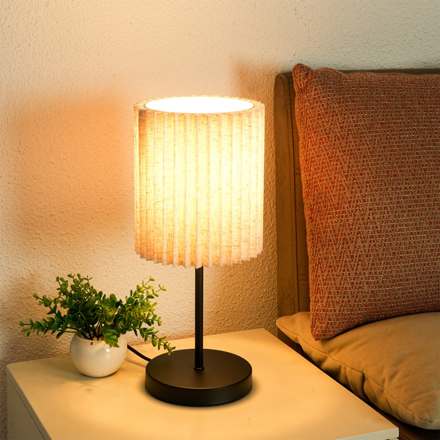 Brilagi - Laualamp NORDIC WAVE 1xE27/15W/230V linane/must