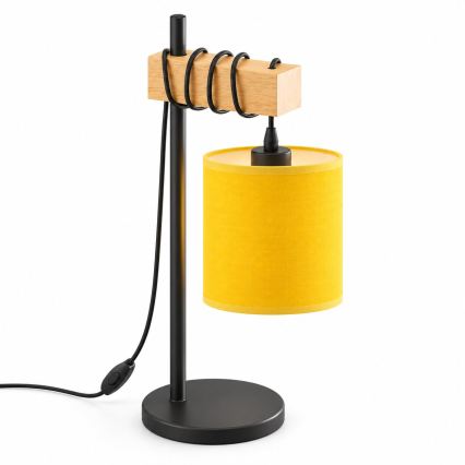 BRILAGI - Laualamp NUBILA 1xE27/40W/230V pruun/must/kollane