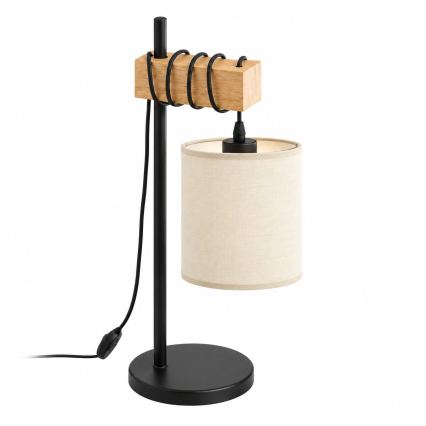 BRILAGI - Laualamp NUBILA 1xE27/40W/230V pruun/must/kreem
