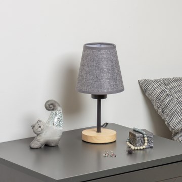 Brilagi - Laualamp NUBILA WOOD 1xE27/25W/230V tamm/hall