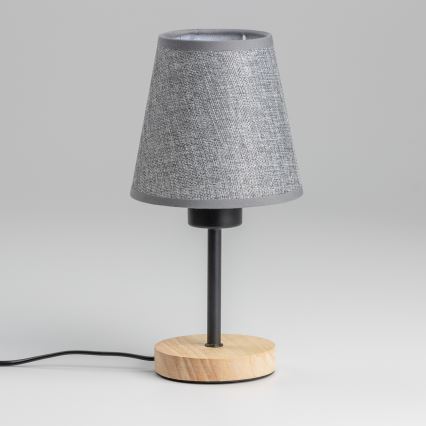 Brilagi - Laualamp NUBILA WOOD 1xE27/25W/230V tamm/hall