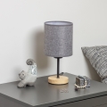 Brilagi - Laualamp NUBILA WOOD 1xE27/25W/230V tamm/hall