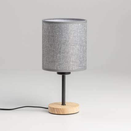 Brilagi - Laualamp NUBILA WOOD 1xE27/25W/230V tamm/hall
