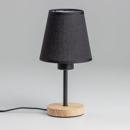 Brilagi - Laualamp NUBILA WOOD 1xE27/25W/230V tamm/must