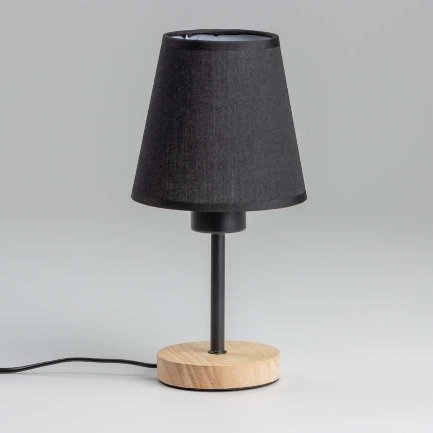 Brilagi - Laualamp NUBILA WOOD 1xE27/25W/230V tamm/must