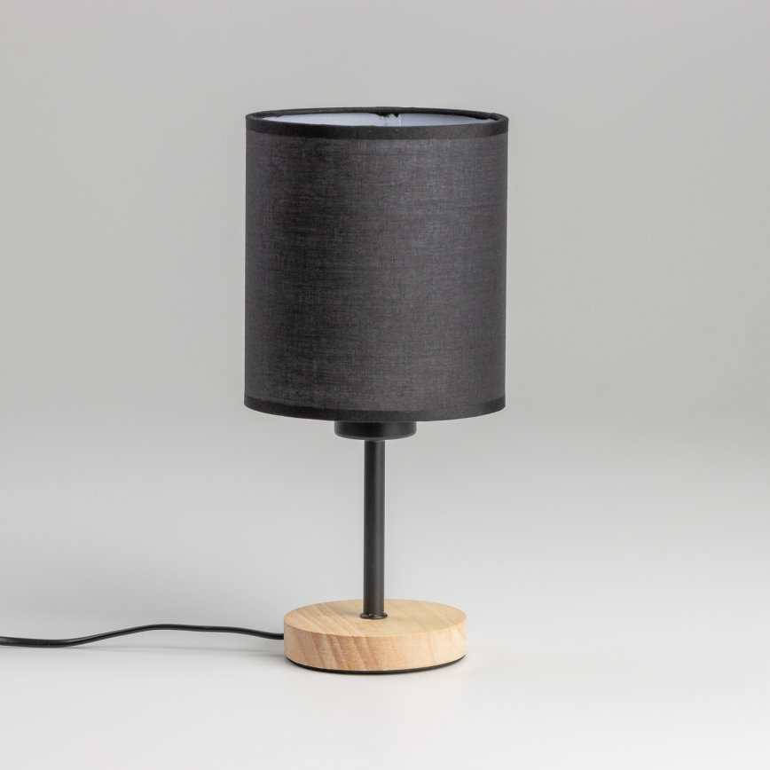 Brilagi - Laualamp NUBILA WOOD 1xE27/25W/230V tamm/must