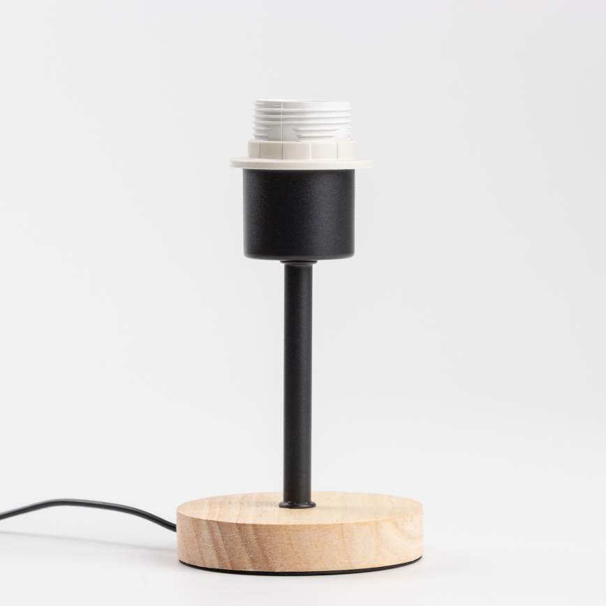 Brilagi - Laualamp NUBILA WOOD 1xE27/25W/230V tamm/must