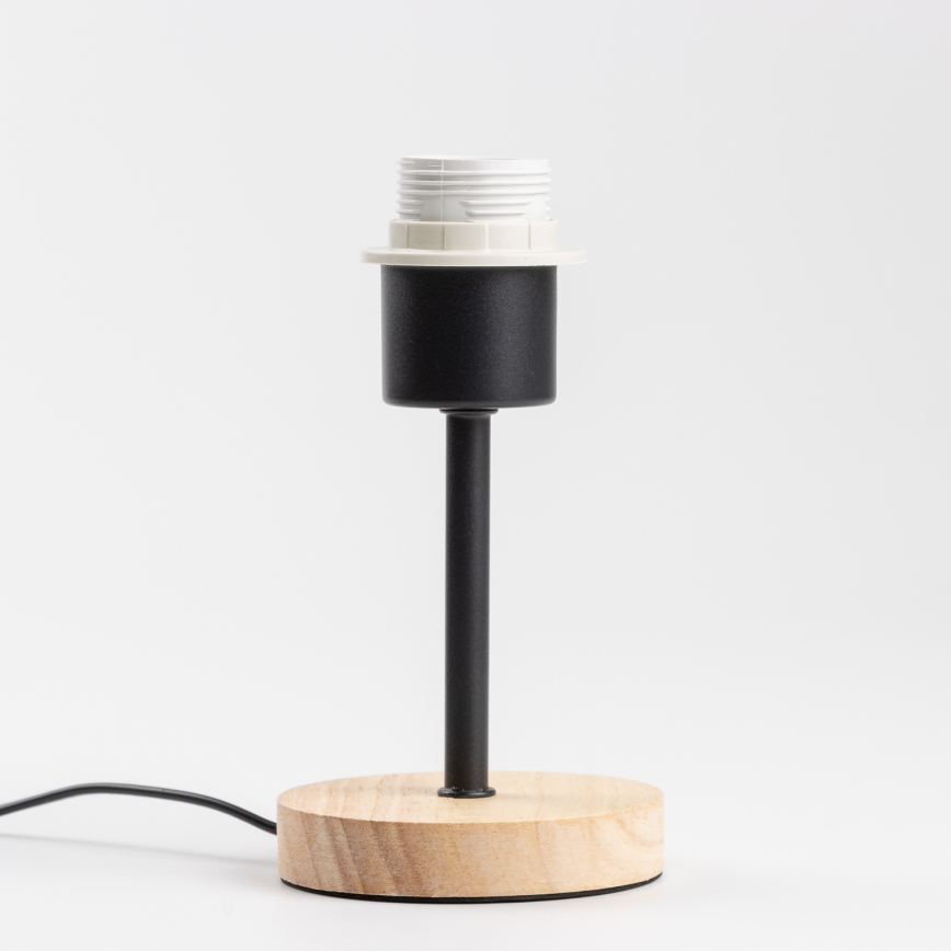 Brilagi - Laualamp NUBILA WOOD 1xE27/25W/230V tamm/must/oranž