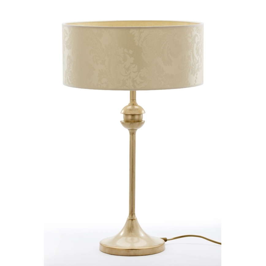 BRILAGI - laualamp SAPHIRE 1xE27/15W/230V kreemjas/kuldne/patina