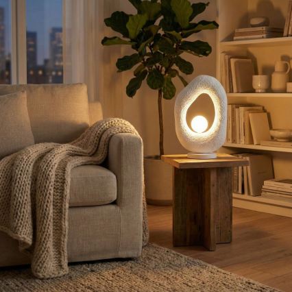 Brilagi - Laualamp WABI SABI 1xG9/8W/230V valge