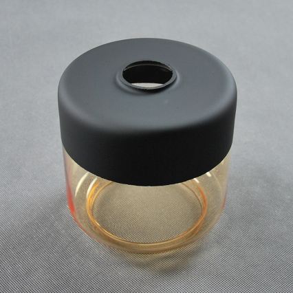 BRILAGI - Laualamp WOOD GLASS 1xE27/40W/230V pruun/must/suitsune beež