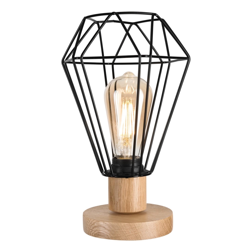 Brilagi - Laualamp WOODY BASKET 1xE27/60W/230V tamm