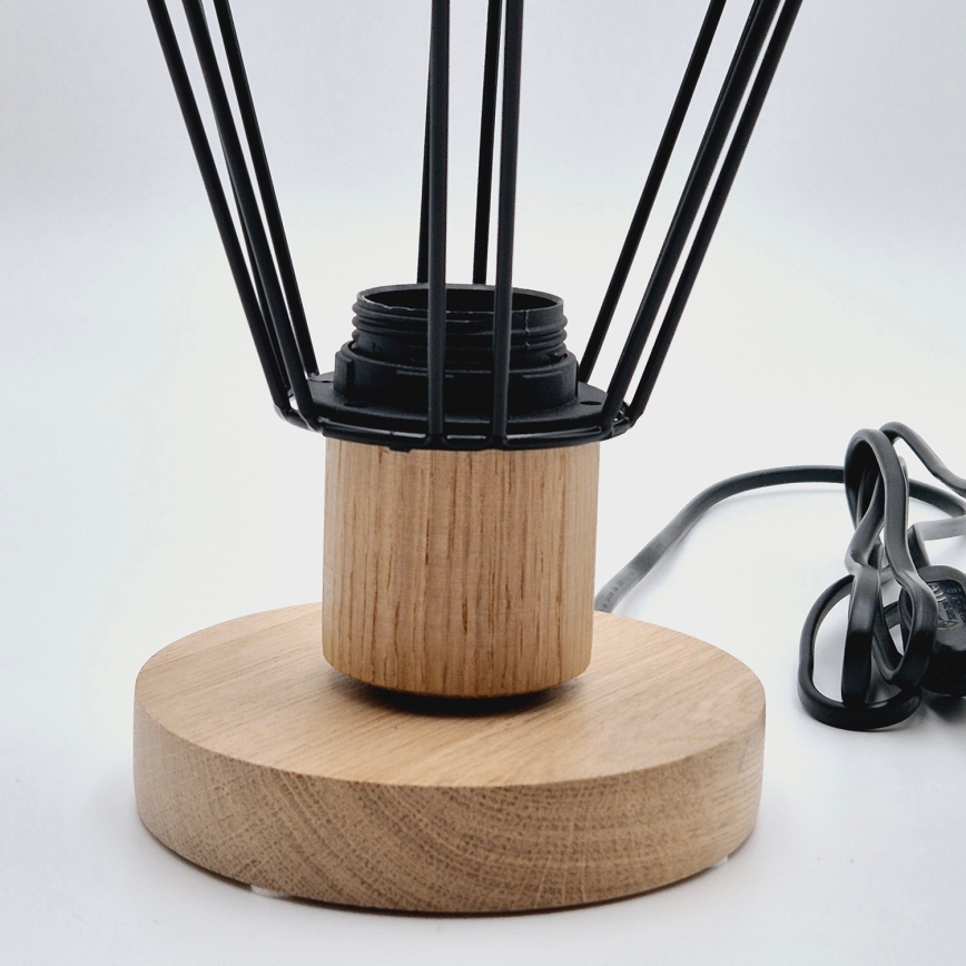 Brilagi - Laualamp WOODY BASKET 1xE27/60W/230V tamm
