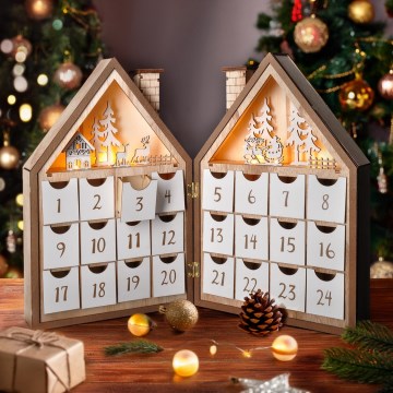 BRILAGI - LED advendikalender LED/2xAAA