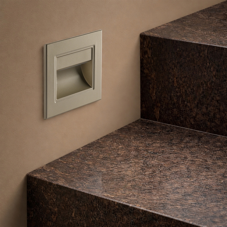 Brilagi - LED astmevalgusti STEP LIGHT LED/1,5W/230V IP44 kuldne