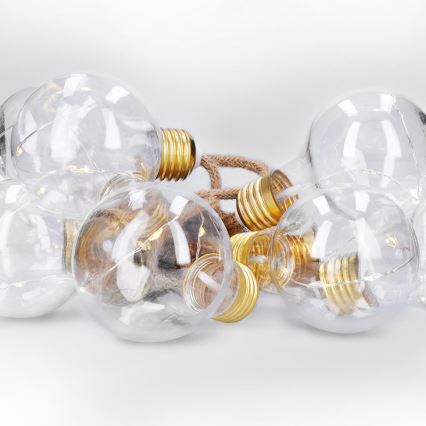 BRILAGI - LED dekoratsioonikett 10xLED/3xAA 1,8m soe valge