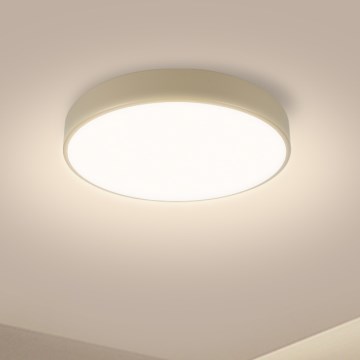 Brilagi - LED dimmeriga laevalgusti POOL LED/36W/230V 3000-6000K Ø 30 cm beež + kaugjuhtimispult