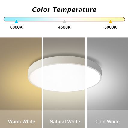 Brilagi - LED dimmeriga laelamp POOL LED/60W/230V 3000-6000K pr. 60 cm valge + kaugjuhtimispult