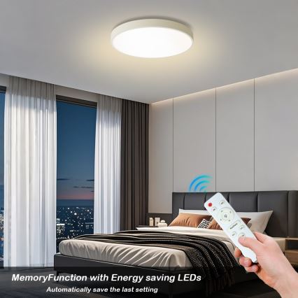 Brilagi - LED dimmeriga laelamp POOL LED/60W/230V 3000-6000K pr. 60 cm valge + kaugjuhtimispult