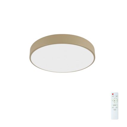 Brilagi - LED dimmeriga laevalgusti POOL LED/36W/230V 3000-6000K Ø 30 cm beež + kaugjuhtimispult