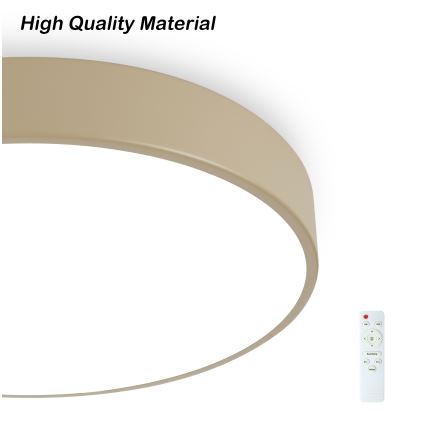 Brilagi - LED dimmeriga laevalgusti POOL LED/48W/230V 3000-6000K läbimõõt 40 cm beež + kaugjuhtimispult