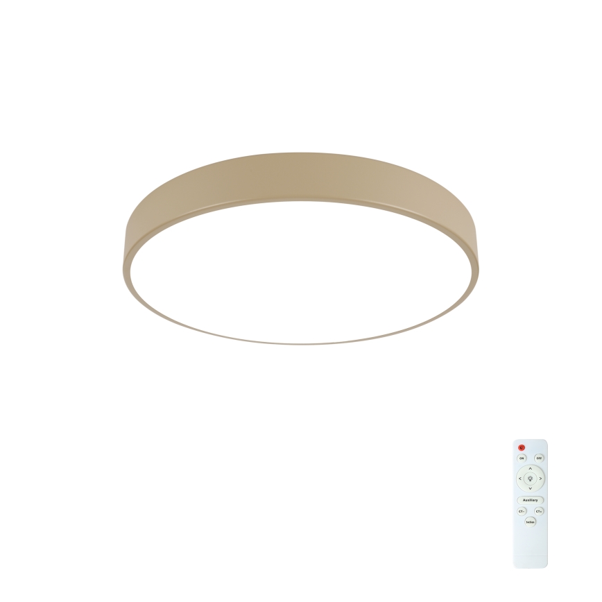 Brilagi - LED dimmeriga laevalgusti POOL LED/48W/230V 3000-6000K läbimõõt 40 cm beež + kaugjuhtimispult