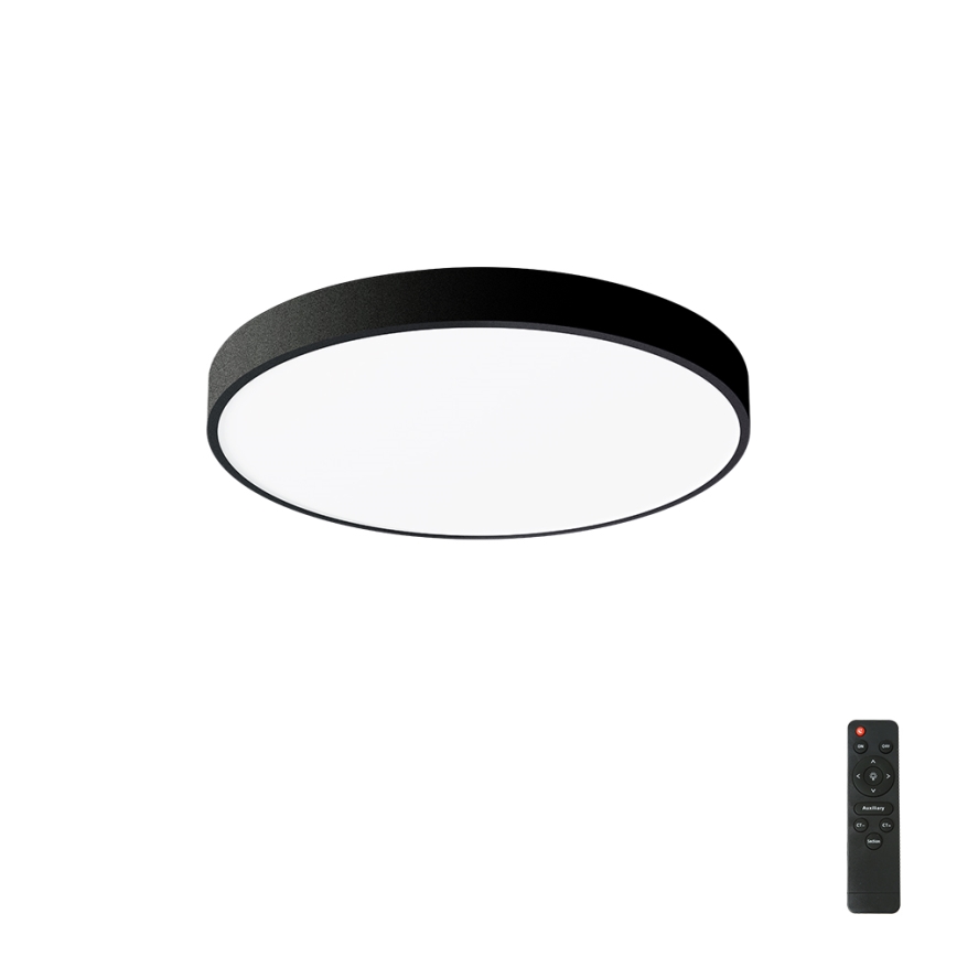 Brilagi - LED dimmeripaneel POOL LED/60W/230V 3000-6000K, diameeter 60 cm, musta + kaugjuhtimispult